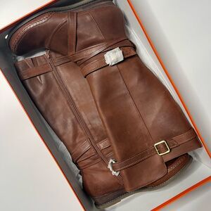 New Miz Mooz Pauline Whiskey 8.5 Women's Tall Wedge Boots